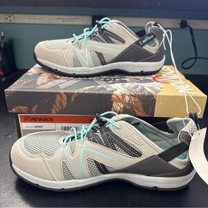 Nevados Ladies' Cayenne Vent Shoes - Grey / Teal Size 8.5